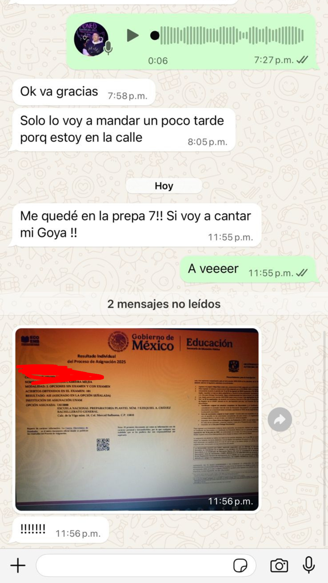 Evidencia de alumno ADNED 18